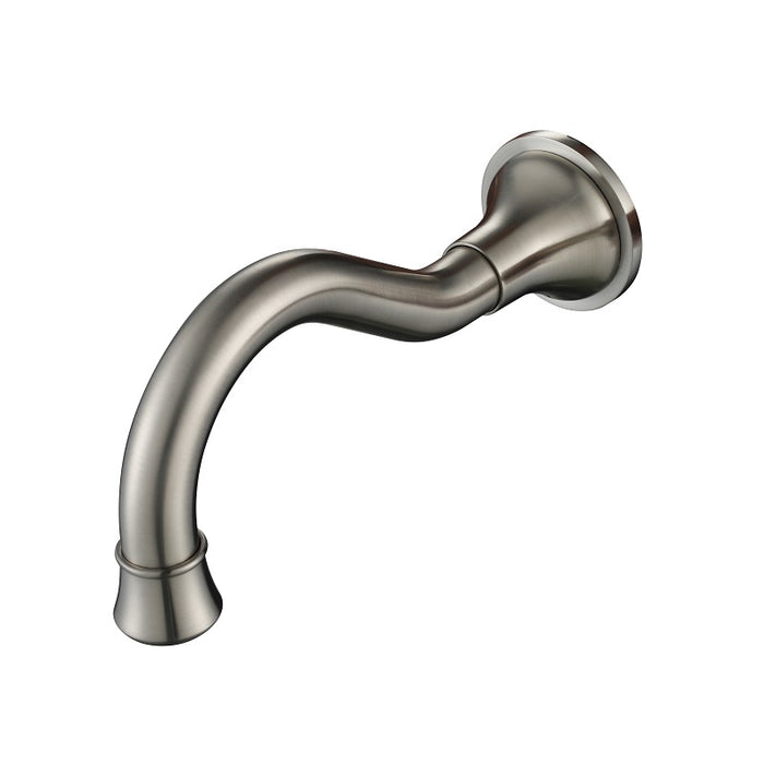 Bordeaux / Montpellier Brushed Nickel Traditional Bath / Basin Spout - Acqua Bathrooms