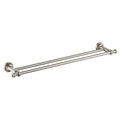 Bordeaux/Montpellier Brushed Nickel Double Towel Rail - Acqua Bathrooms