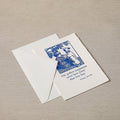 Boy & Dog Letterpress Notecard