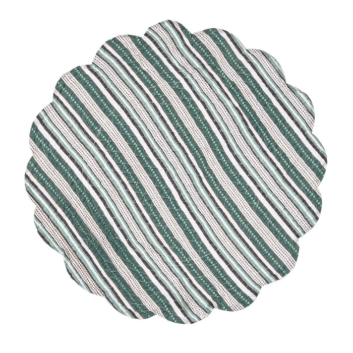 Braelyn Quilted Round Placemat