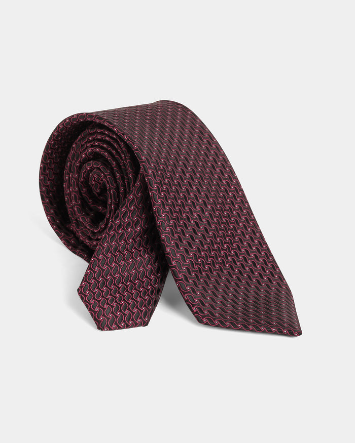 Brown Solid Tie - Weston