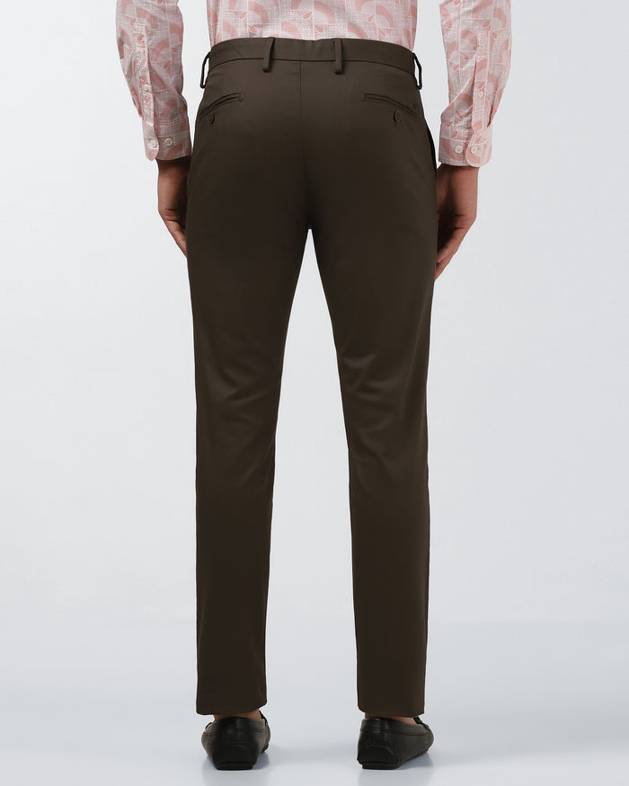 Brown Textured Khakis - Ibis
