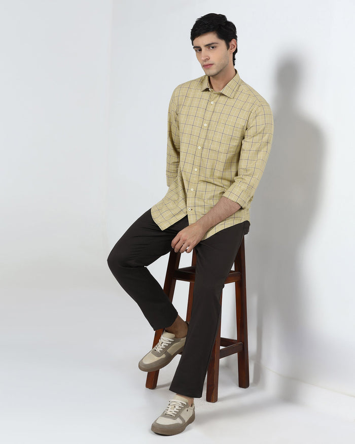 Brown Textured Khaki - Petral