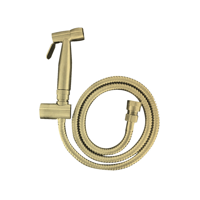 Brushed Gold Trigger Spray Bidet - Acqua Bathrooms