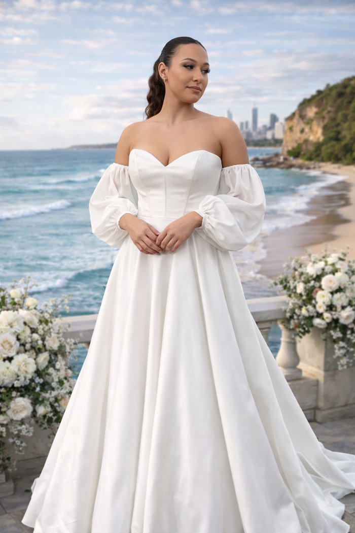 Bryson Detachable Bridal Sleeves