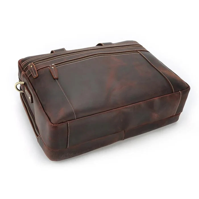 California Buffalo Leather Briefcase Bag