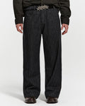STRIPES CASINO V1 PANTS BLACK DENIM - COLD CULTURE #man