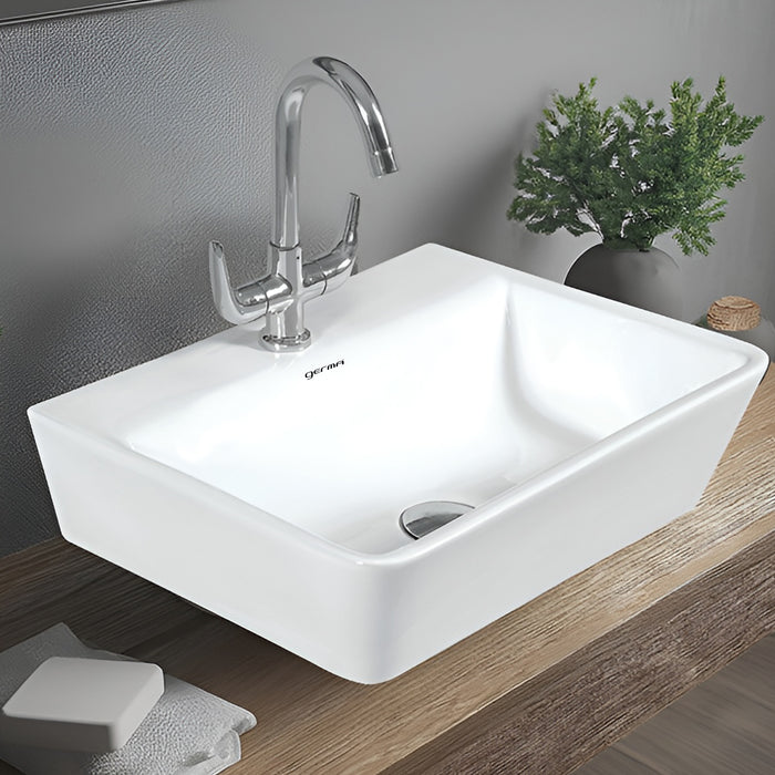 Ceramic Designer Basin Table Top Cum Wall Hung - TR 85001 LUCAS