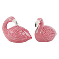 Ceramic Flamingo Salt & Pepper Shakers