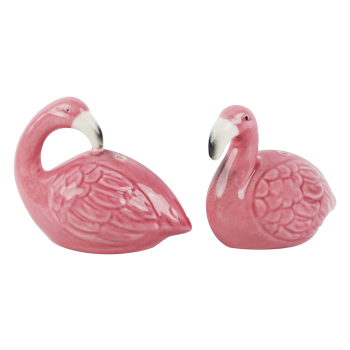 Ceramic Flamingo Salt & Pepper Shakers