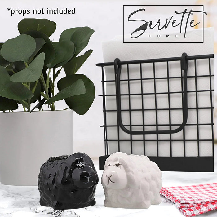Ceramic Sheep Salt & Pepper Shakers