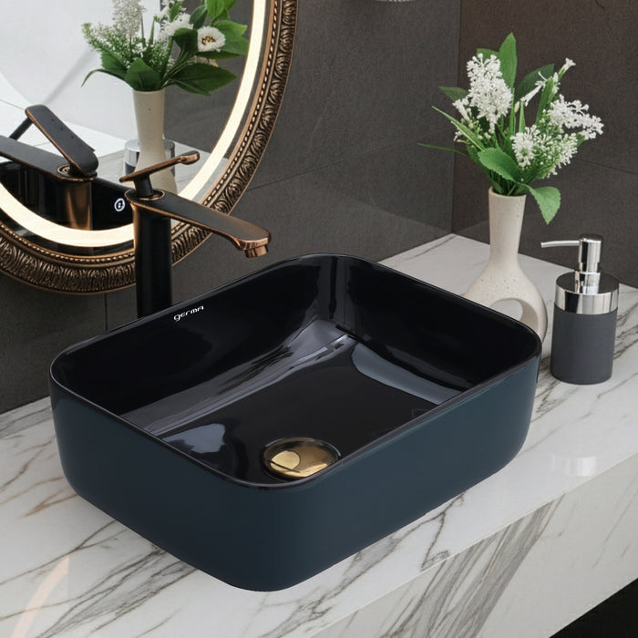 Ceramic Table Top Designer Basin - Life Time Coating Warranty - MINI SPADE 258