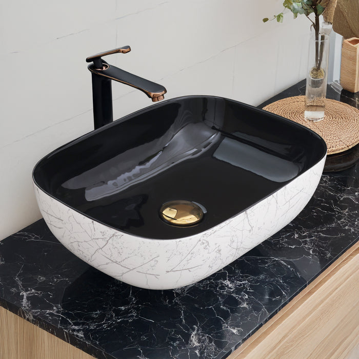 Ceramic Table Top Designer Basin - Life Time Coating Warranty - STELLAR 190
