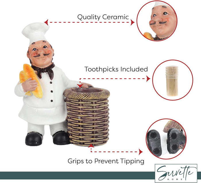 Chef Toothpick Holder