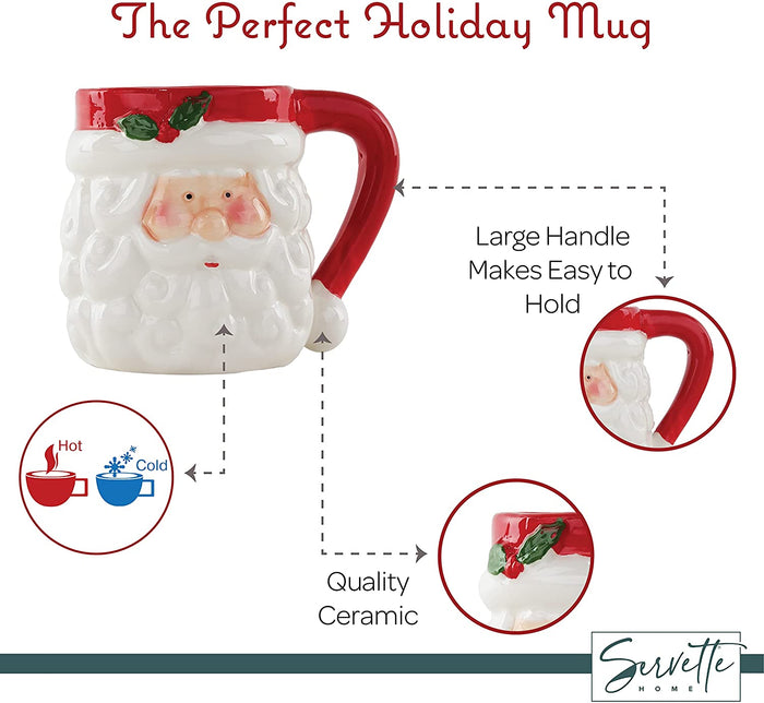 Christmas Winter Friends Santa Mug