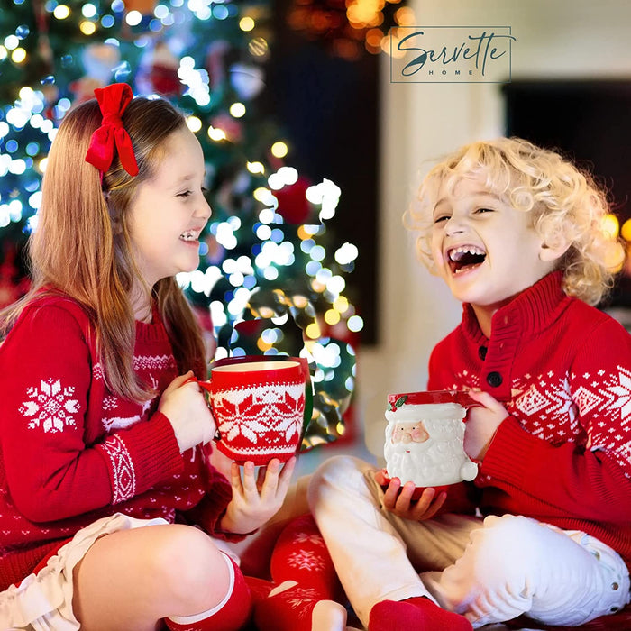 Christmas Winter Friends Santa Mug