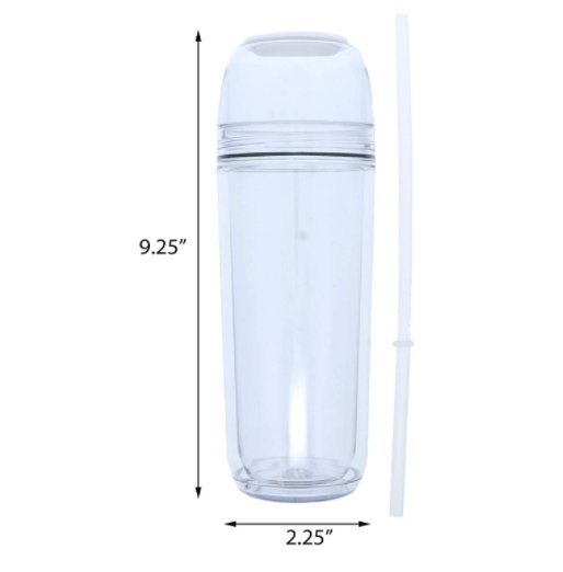 Clear Capsule Tumbler