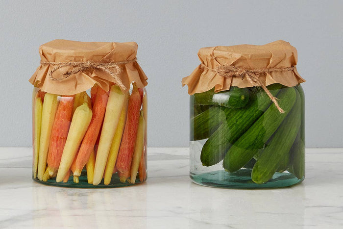 Clear Glass Mason Jar Flower Vase, 3L