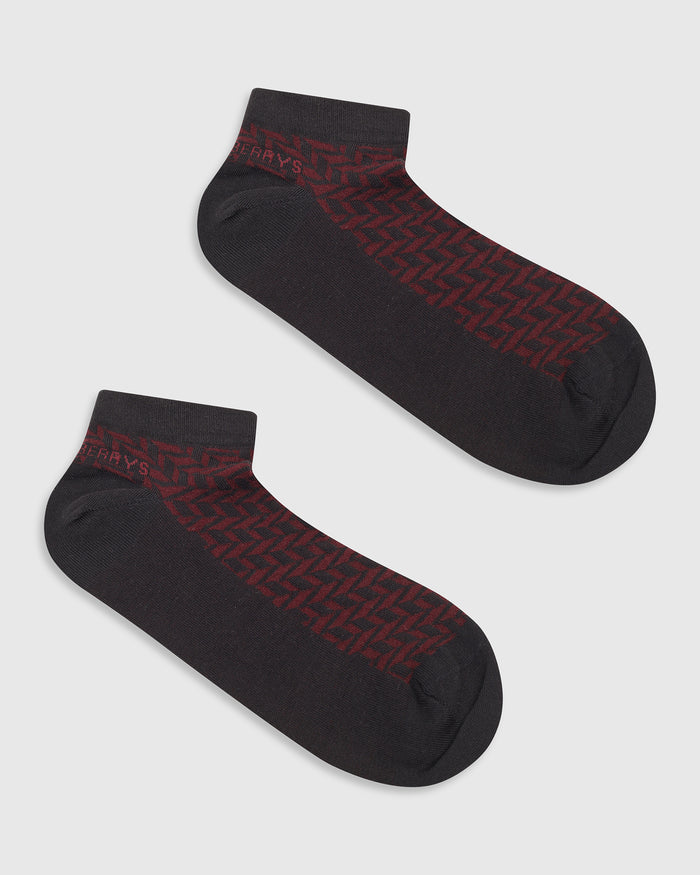 Combed Cotton Ankle Length Socks Pack of 3 - Wimmera
