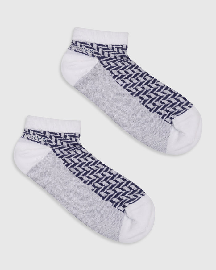 Combed Cotton Ankle Length Socks Pack of 3 - Wimmera