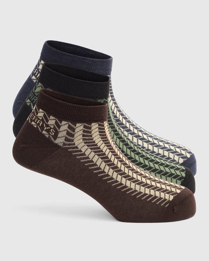 Cotton Multi Color Knitted Socks - Wye