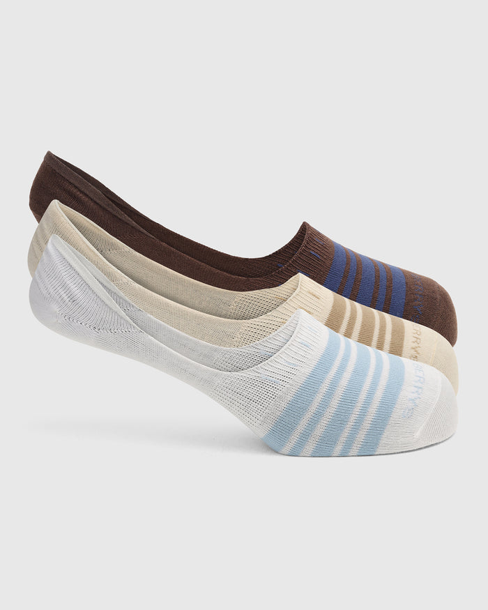 Combed Cotton Sneaker Socks Pack of 3 - Waitaki