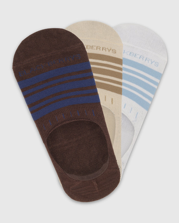Combed Cotton Sneaker Socks Pack of 3 - Waitaki