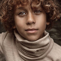 Coot Kids Snood - Merino Wool & Silk - Sandstorm