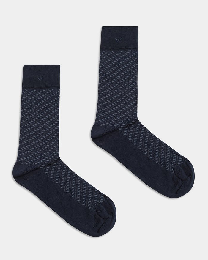Cotton Beige Knitted Socks - Wimer