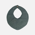 Cotton Knitted Fjola Bib - Silver Pine