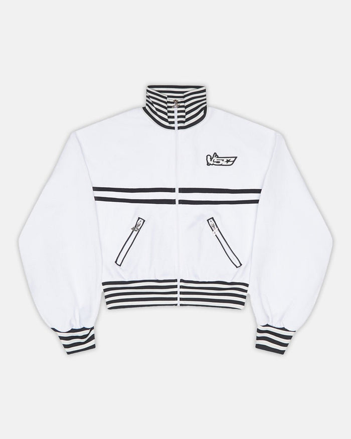 COURT JACKET WHITE AND BLACK - COLD CULTURE