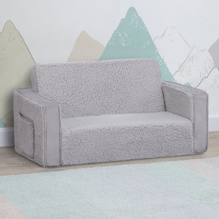 Grey Sherpa with Grey Suede (5048)