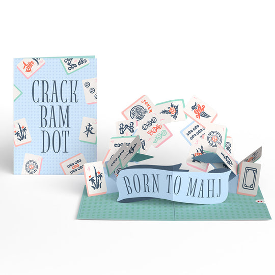 Crack Bam Dot Mahjong Lovepop Card