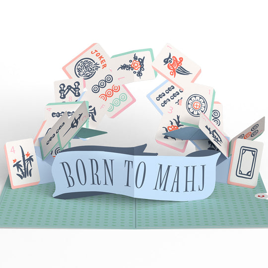 Crack Bam Dot Mahjong Lovepop Card