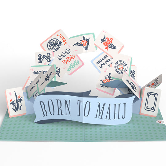 Crack Bam Dot Mahjong Lovepop Card