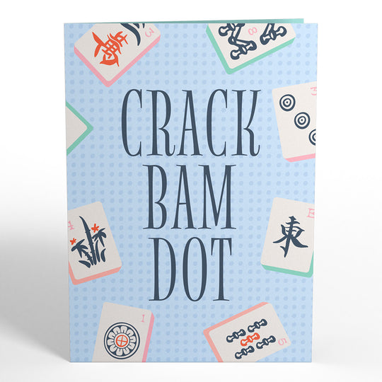 Crack Bam Dot Mahjong Lovepop Card