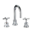 Cremona Crossed Basin Tap Set - Acqua Bathrooms