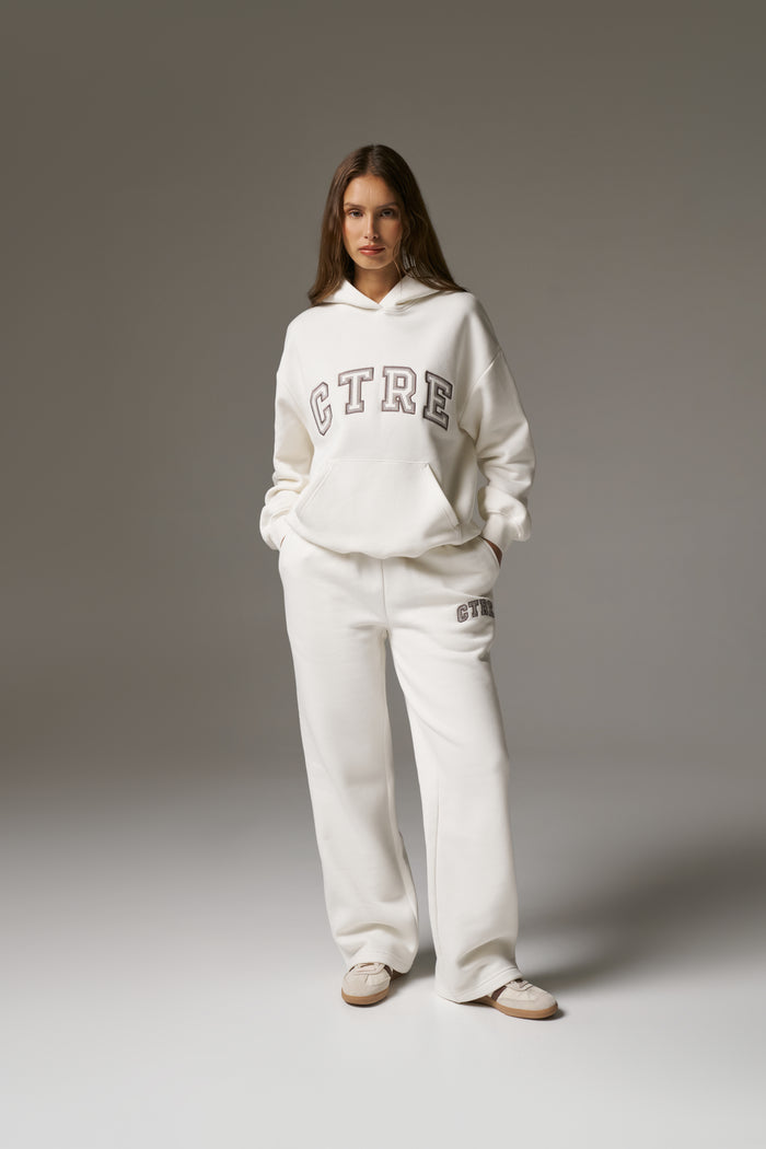CTRE RELAXED HOODIE - OFF WHITE