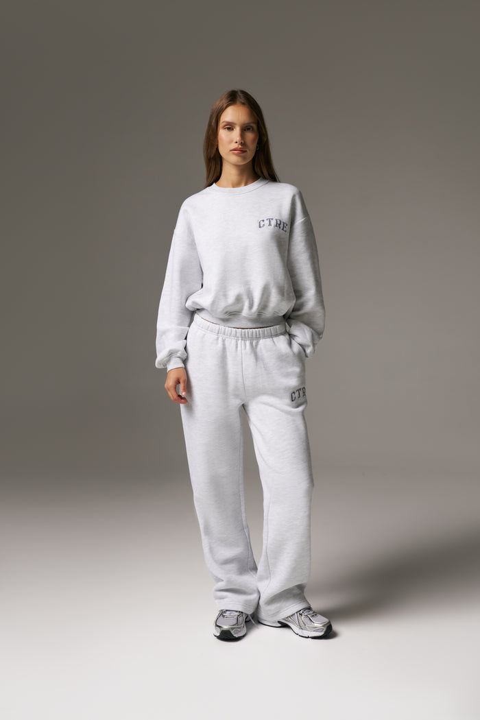 CTRE STRAIGHT LEG JOGGERS - GREY MARL