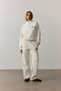 CTRE STRAIGHT LEG JOGGERS - OFF WHITE