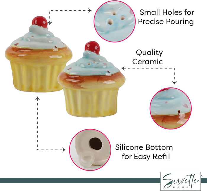 Cupcake Salt & Pepper Set