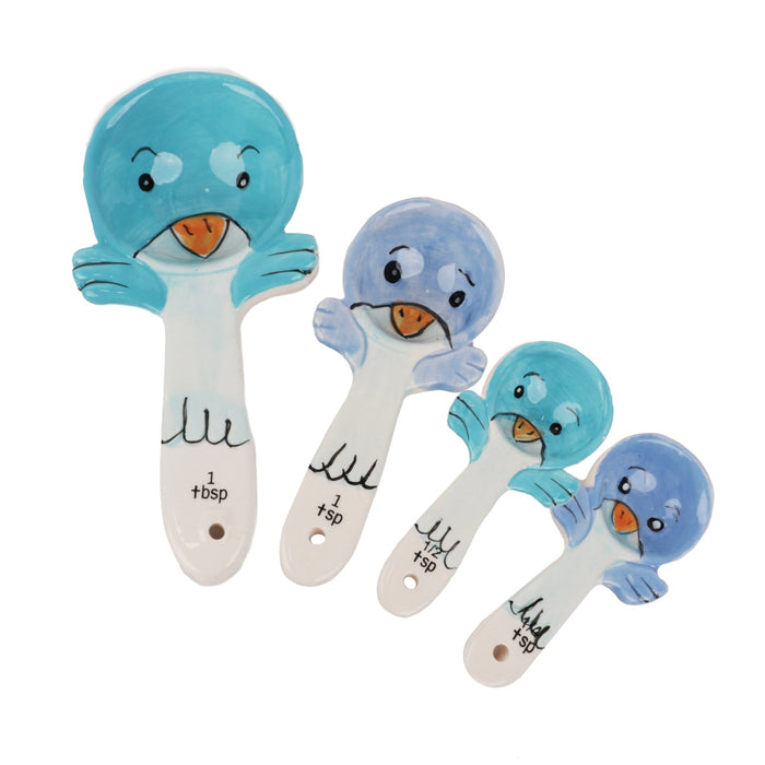 Cute Measuring Spoons - Blue Bird Spoons