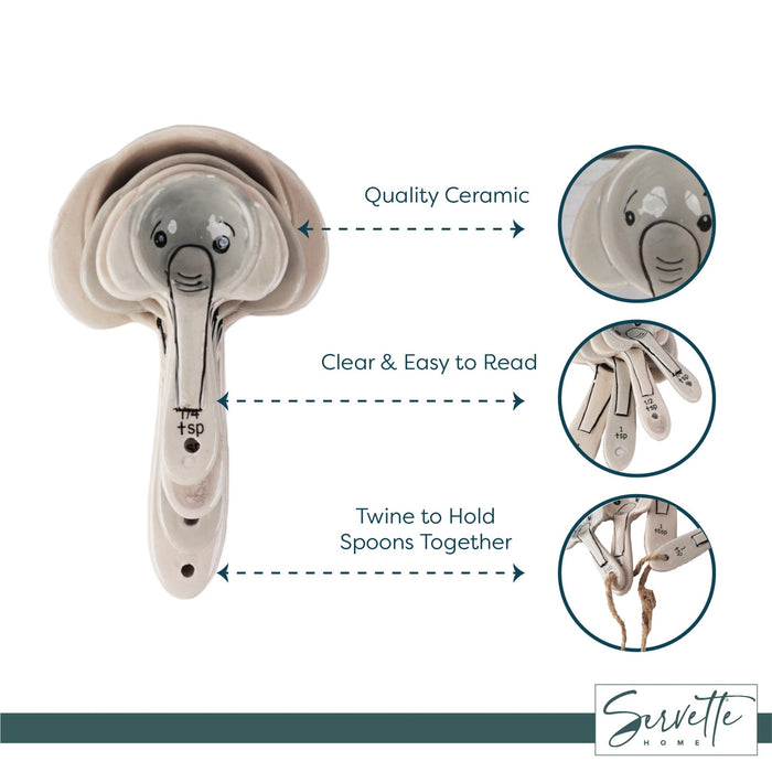 Cute Measuring Spoons - Elephant Spoons