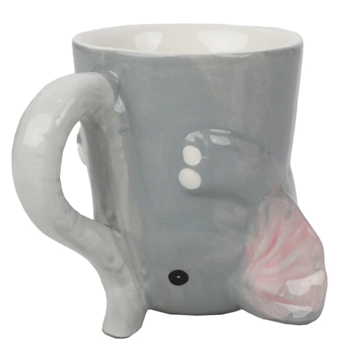 Cute Upside Down Mini Coffee Mug - Elephant