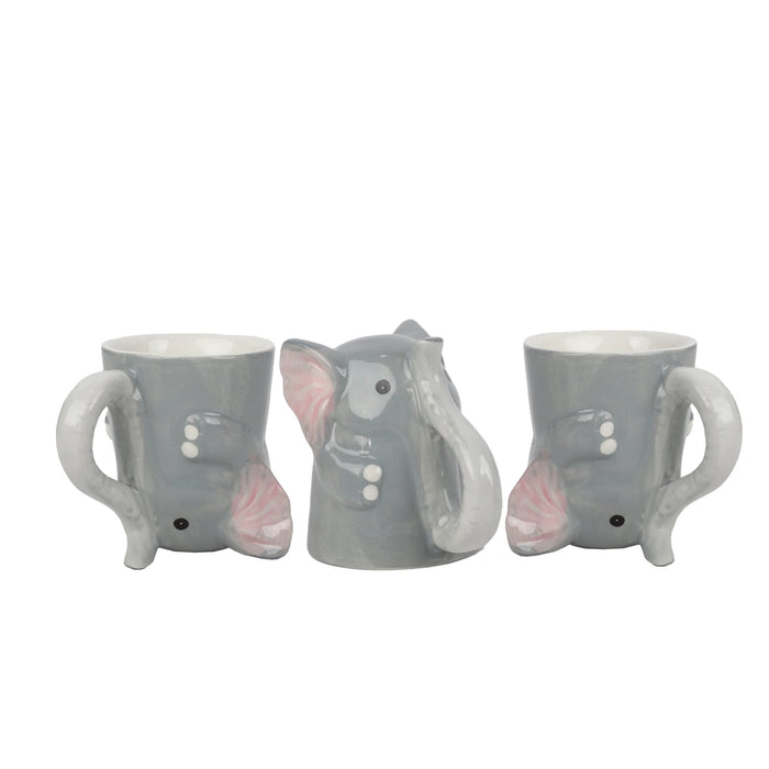 Cute Upside Down Mini Coffee Mug - Elephant