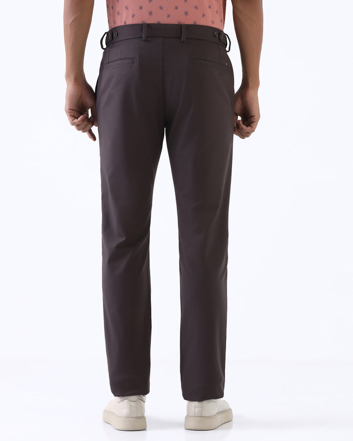 Dark Grey Non Iron Solid Khakis - Maple