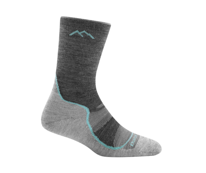 DARN TOUGH Women's Light Hiker Micro Crew Lightweight Hiking Socks
