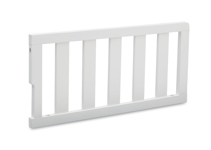 Delta Children Bianca White (130) Guardrail (536725), Side View, b2b