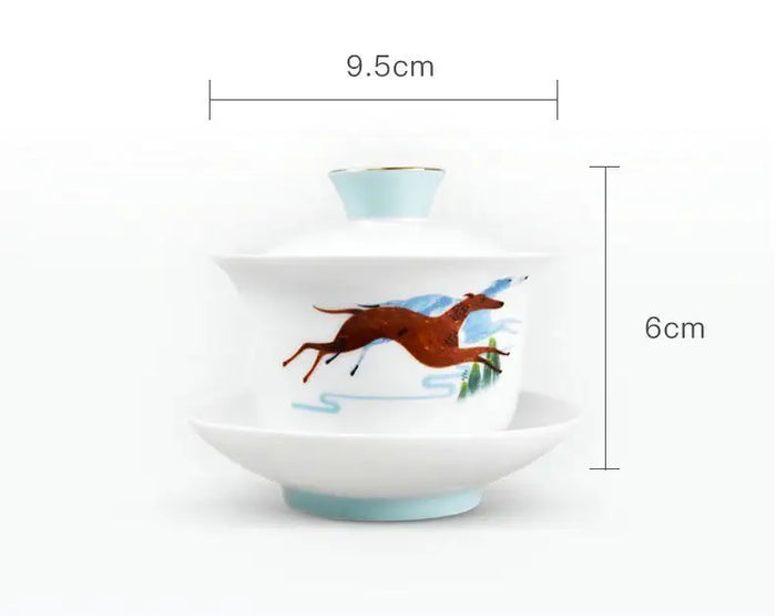 Dayi Official "Wang Shi" (Zodiac Dog Year) Gaiwan around 150ml D9.5*H6cm - King Tea Mall