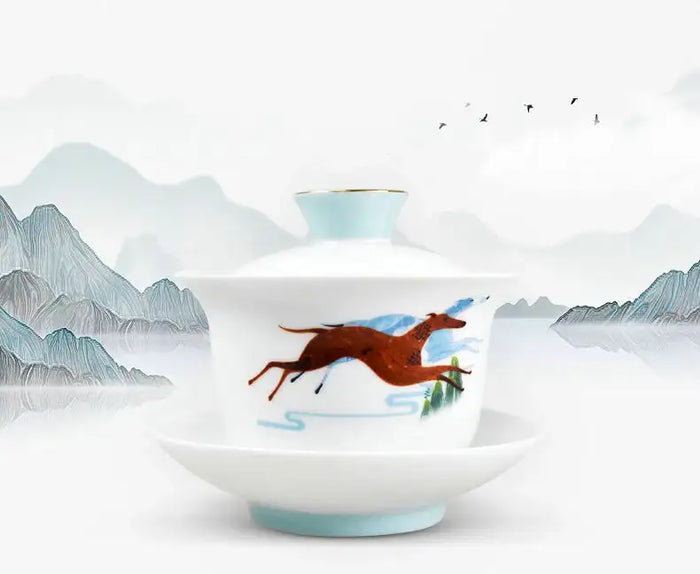Dayi Official "Wang Shi" (Zodiac Dog Year) Gaiwan around 150ml D9.5*H6cm - King Tea Mall